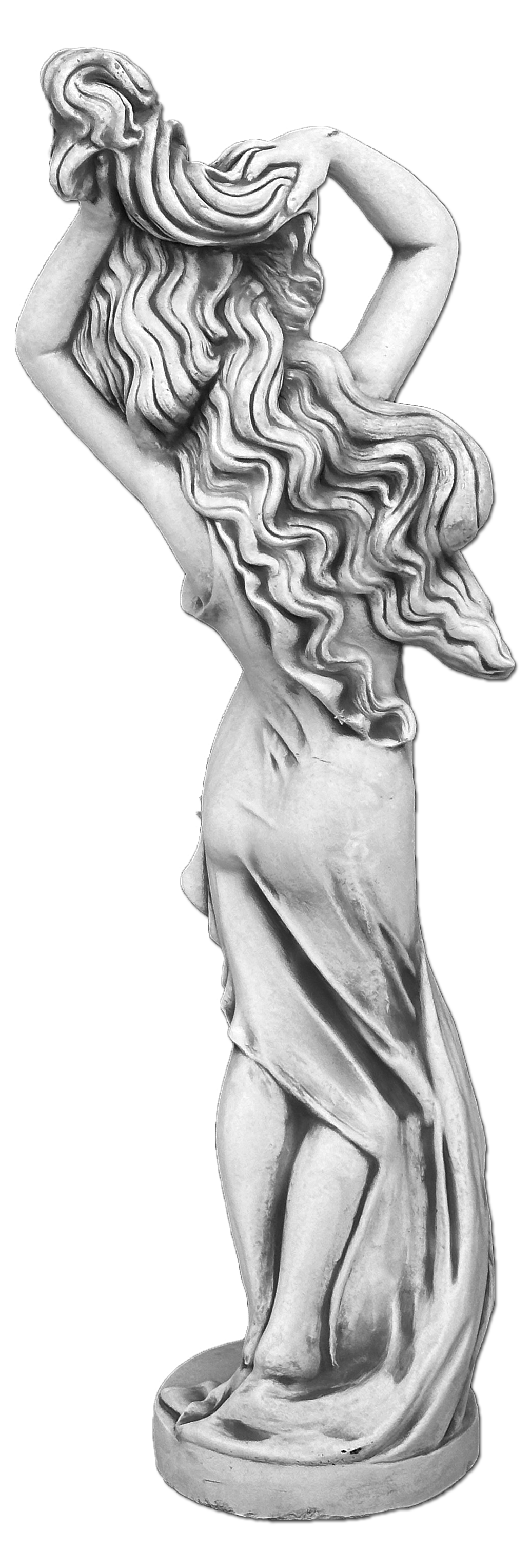 Grace in Motion: Dynamic Pose Woman Statue