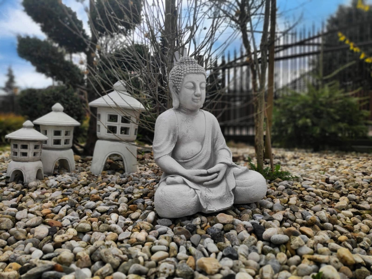 Meditating Buddha sculpture 42cm