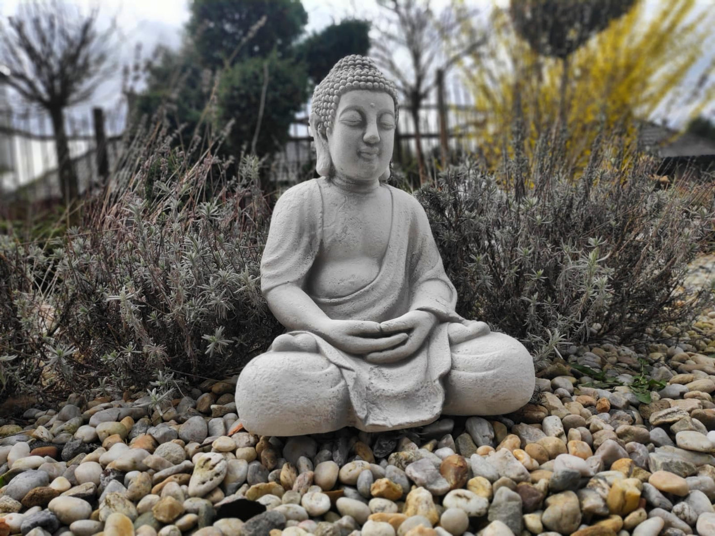 Meditating Buddha sculpture 42cm