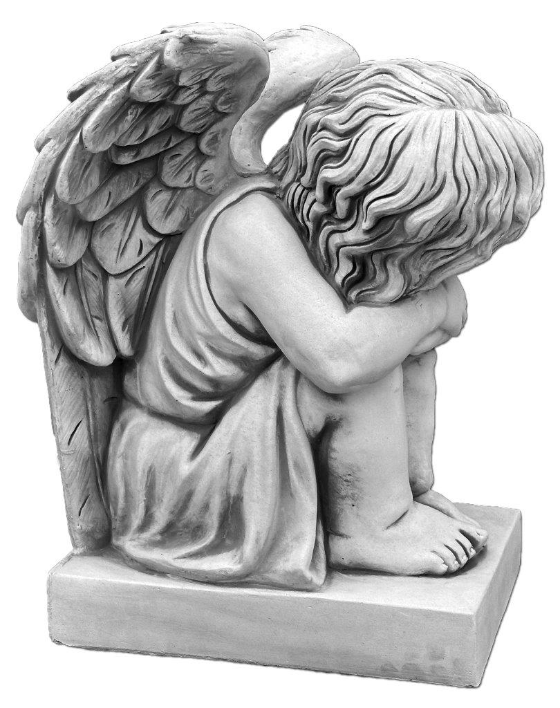 Serene Dreams: Sleeping Child Angel Statue