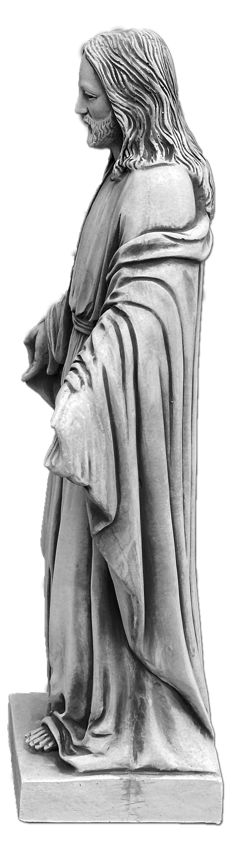 Statue of Jesus, made of concrete 80cm, suitable for outdoor or indoor use