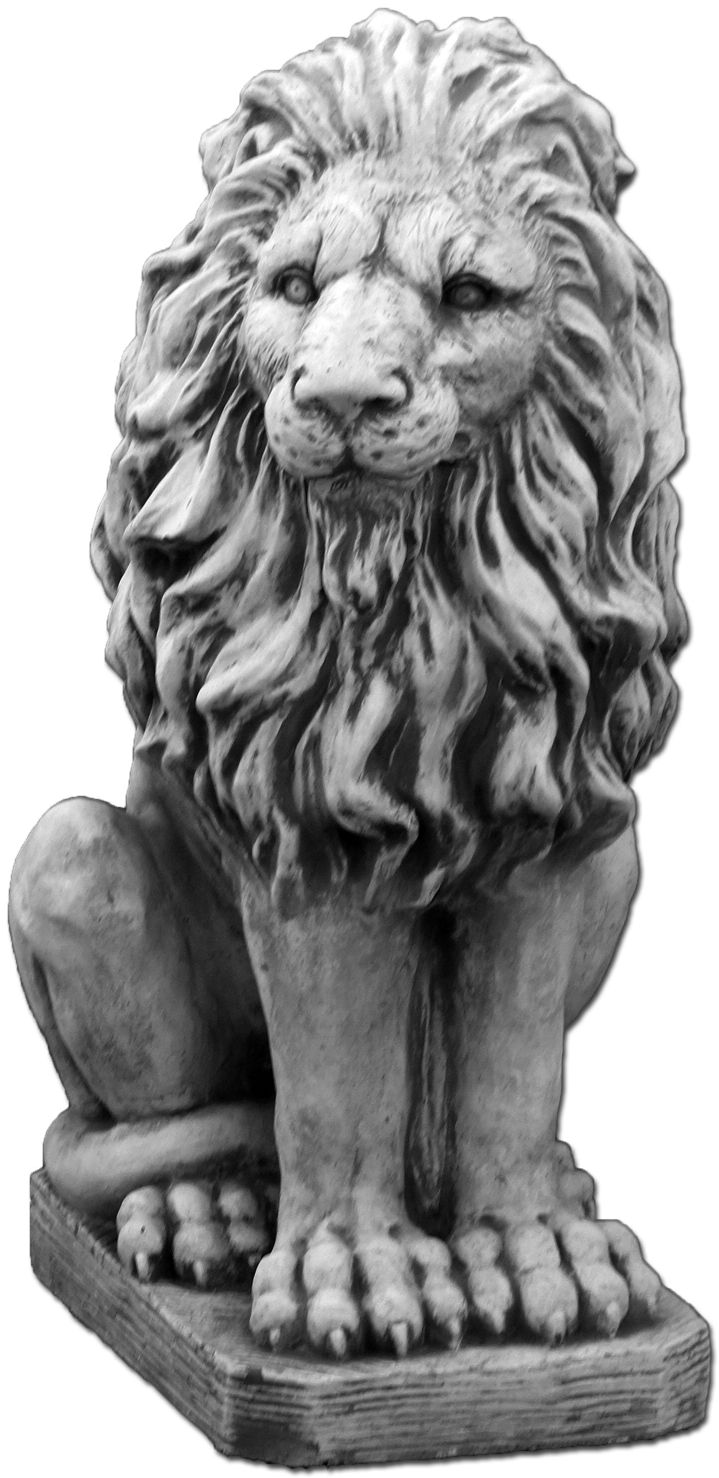 Majestic Lion Sculpture - Captivating Depiction of Regal Strength
