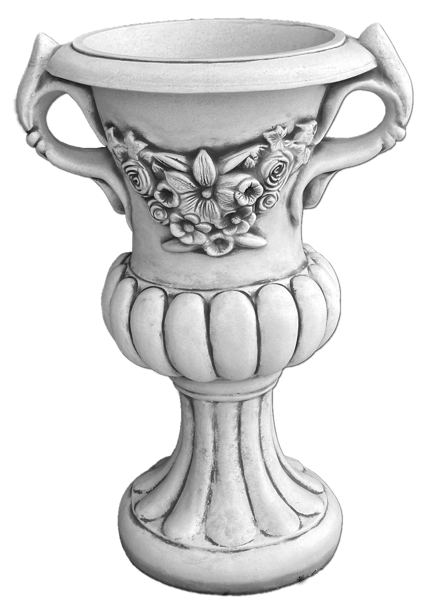 Rose and Leaves-Inspired Flower Pot