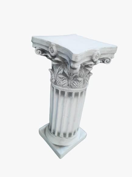 Greek Ionic decorative column for outdoor or indoor 46cm made of reconstituted stone