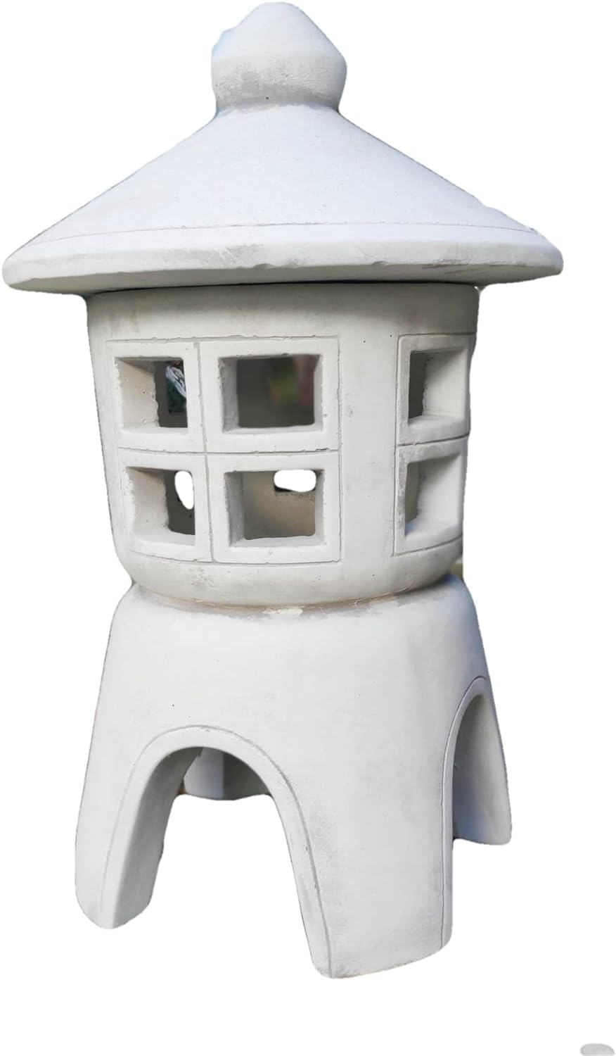 Garden ornament, Pagoda / Lantern - Japanese garden style, stone decoration - Candi Borobudur ꦕꦤ꧀ꦝꦶꦧꦫꦧꦸꦝꦸꦂ