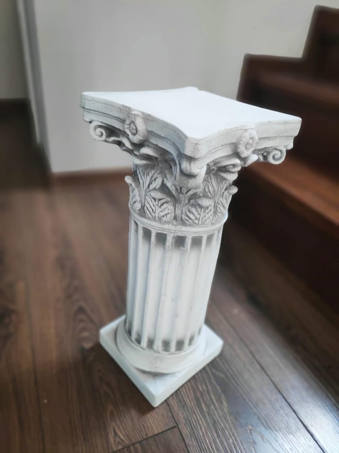 Greek Ionic decorative column for outdoor or indoor 46cm made of reconstituted stone