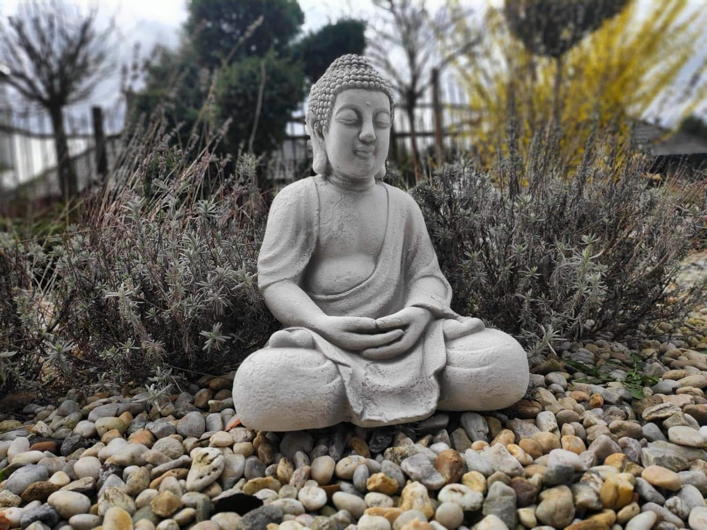 Meditating Buddha sculpture 42cm