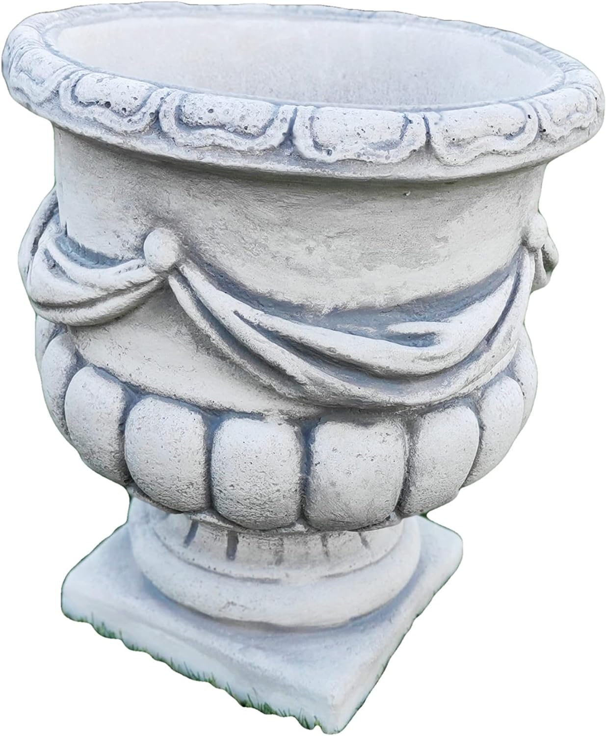 Egyptian Vase Planter with Ribbons