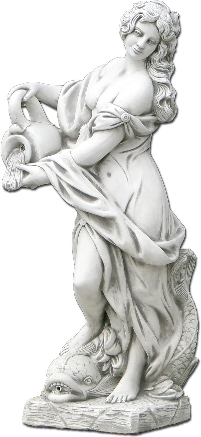 Woman with Pitcher and Fish
