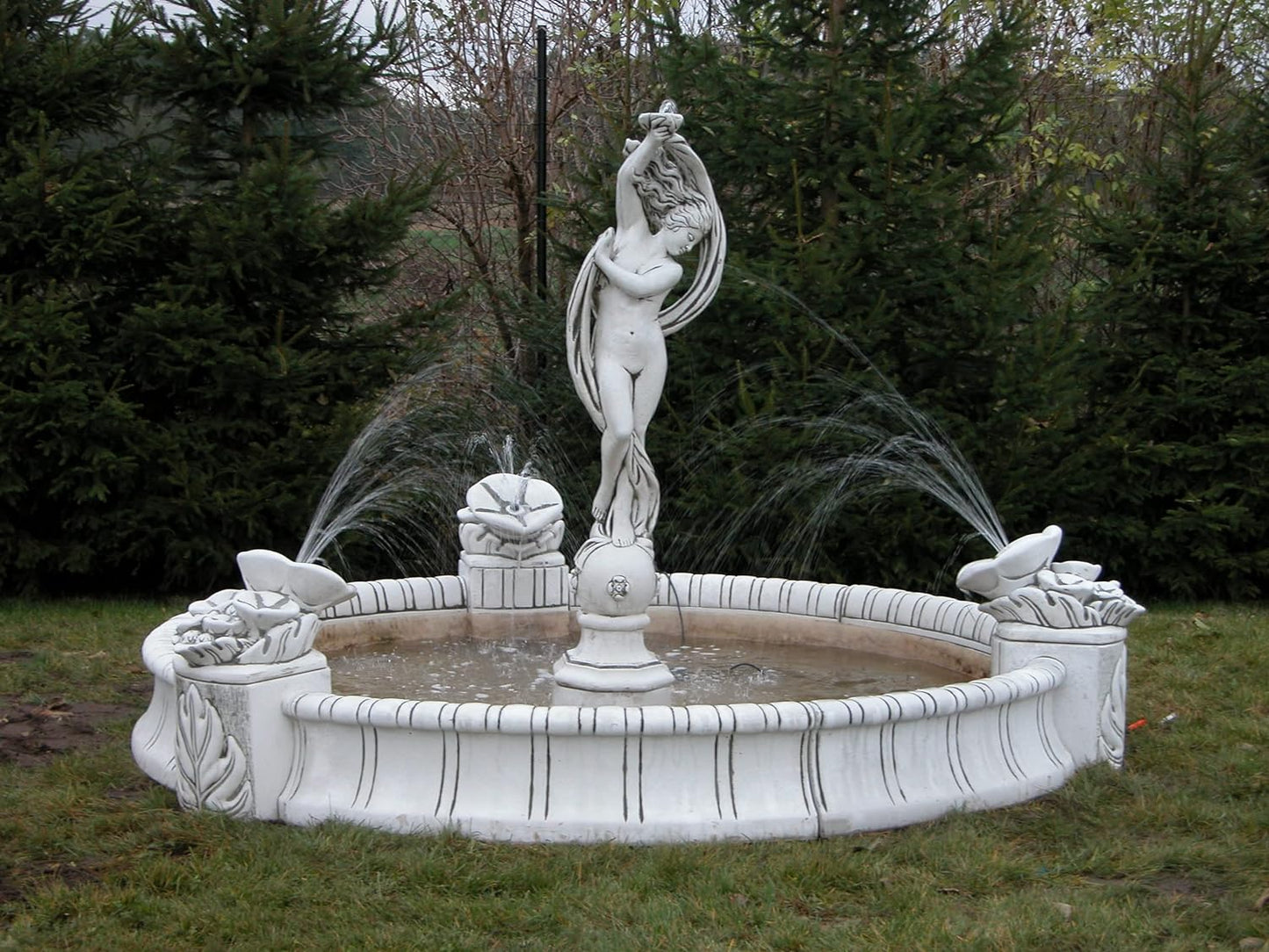 Majestic Goddess Aurora Water Fountain