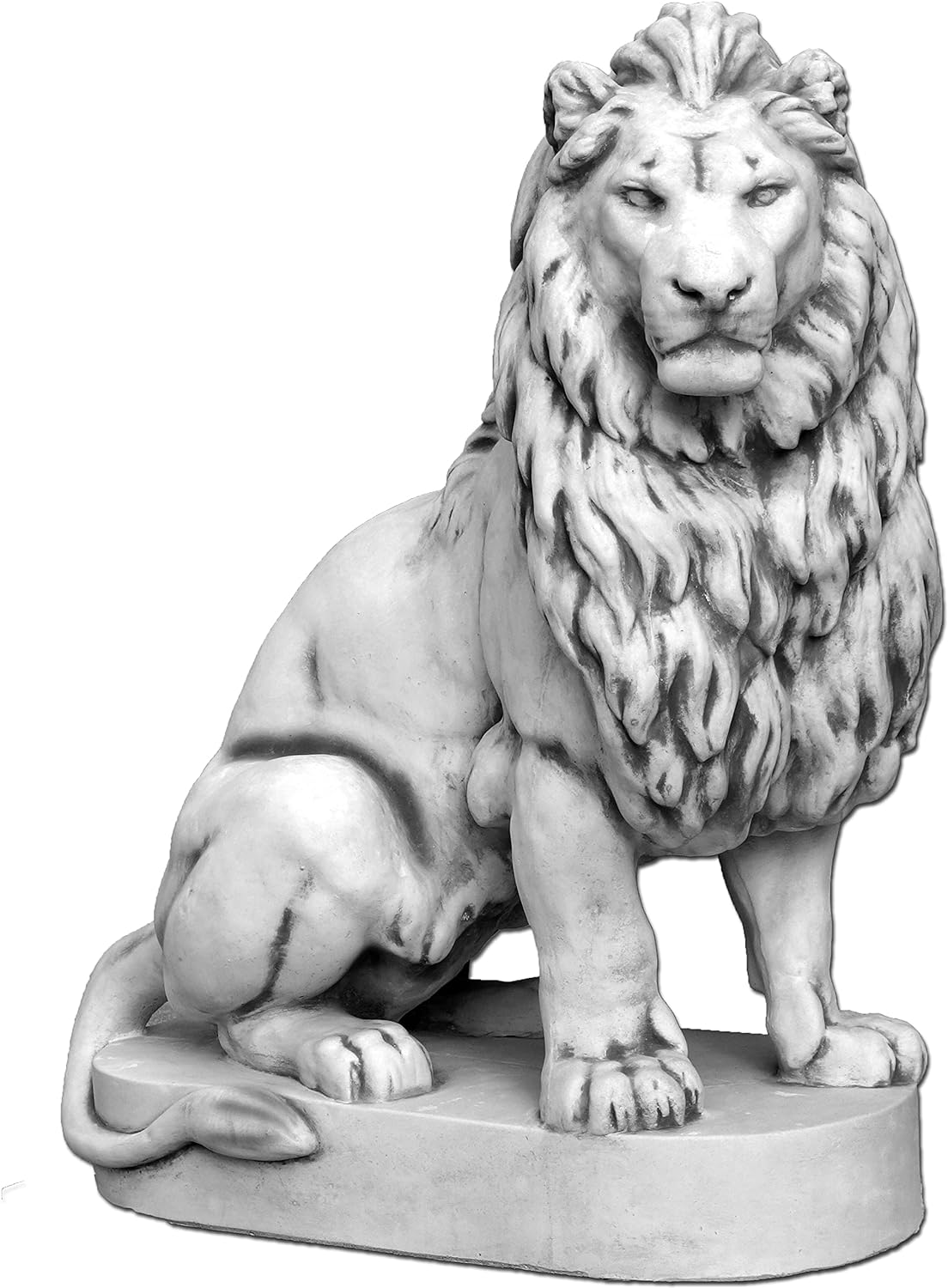 Lion's Gaze sculpture turned right