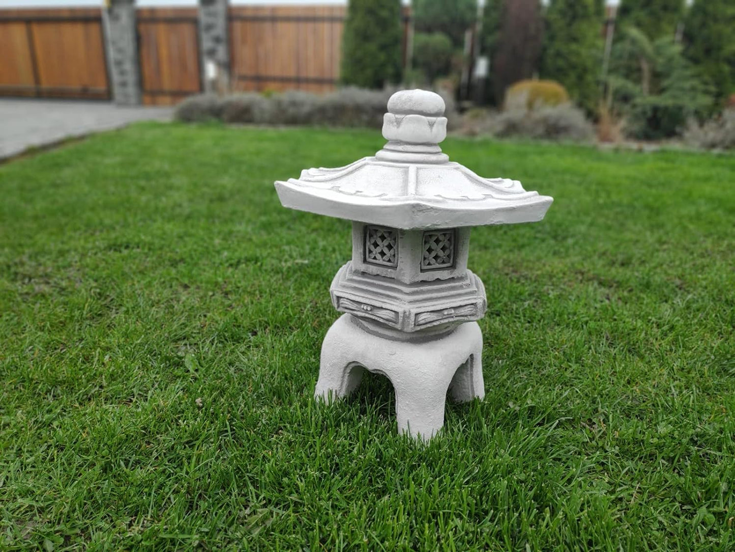 Garden ornament, Pagoda/Lantern - japanese style stone decoration "Kiyomizu-dera 清水寺"
