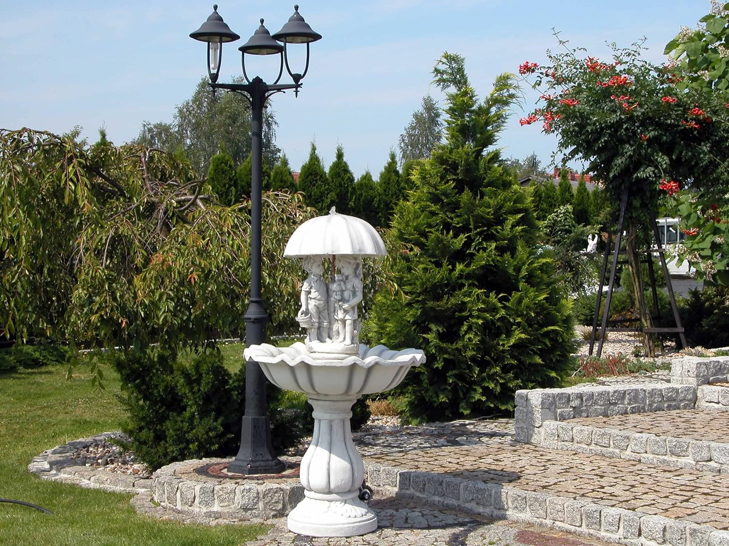 Umbrella Haven fountain