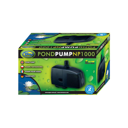 Aqua nova pompa do fontanny lub oczka wodnego NP-1000 + wężyk 10 mm - 3 metry
