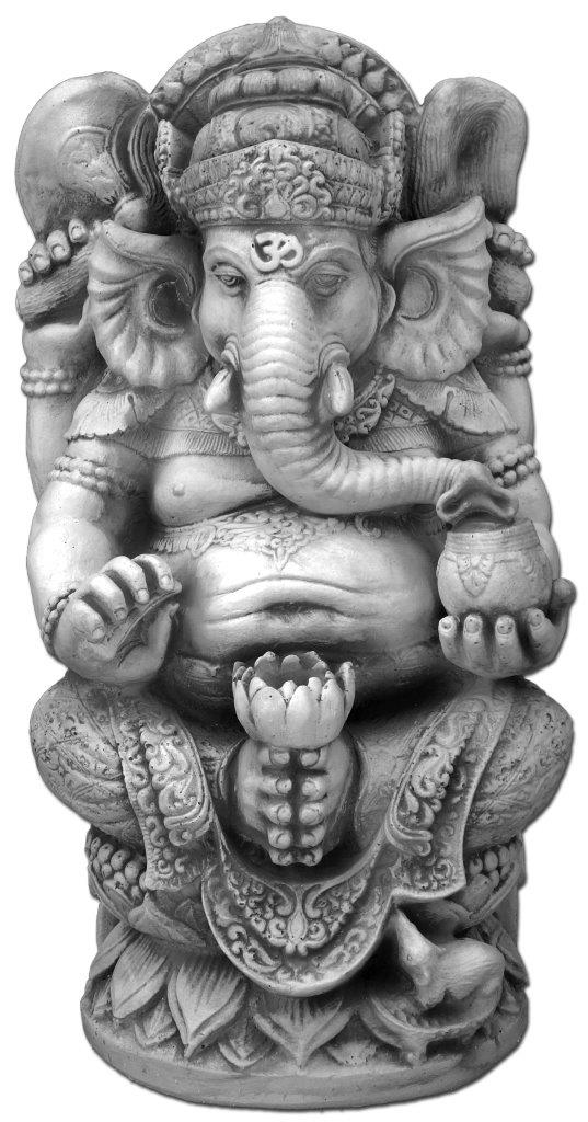 Goddelijke aanwezigheid: Ganesha-beeld, verwijderaar van obstakels