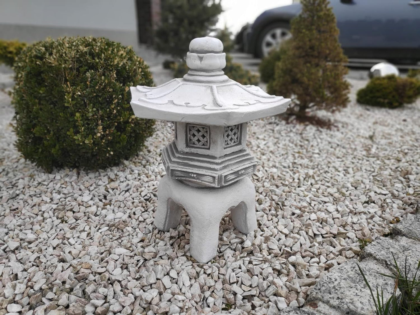 Ornament decorativ pentru grădină - Pagoda/Lanternă - decorațiune din piatră în stil japonez "Kiyomizu-dera 清水寺"